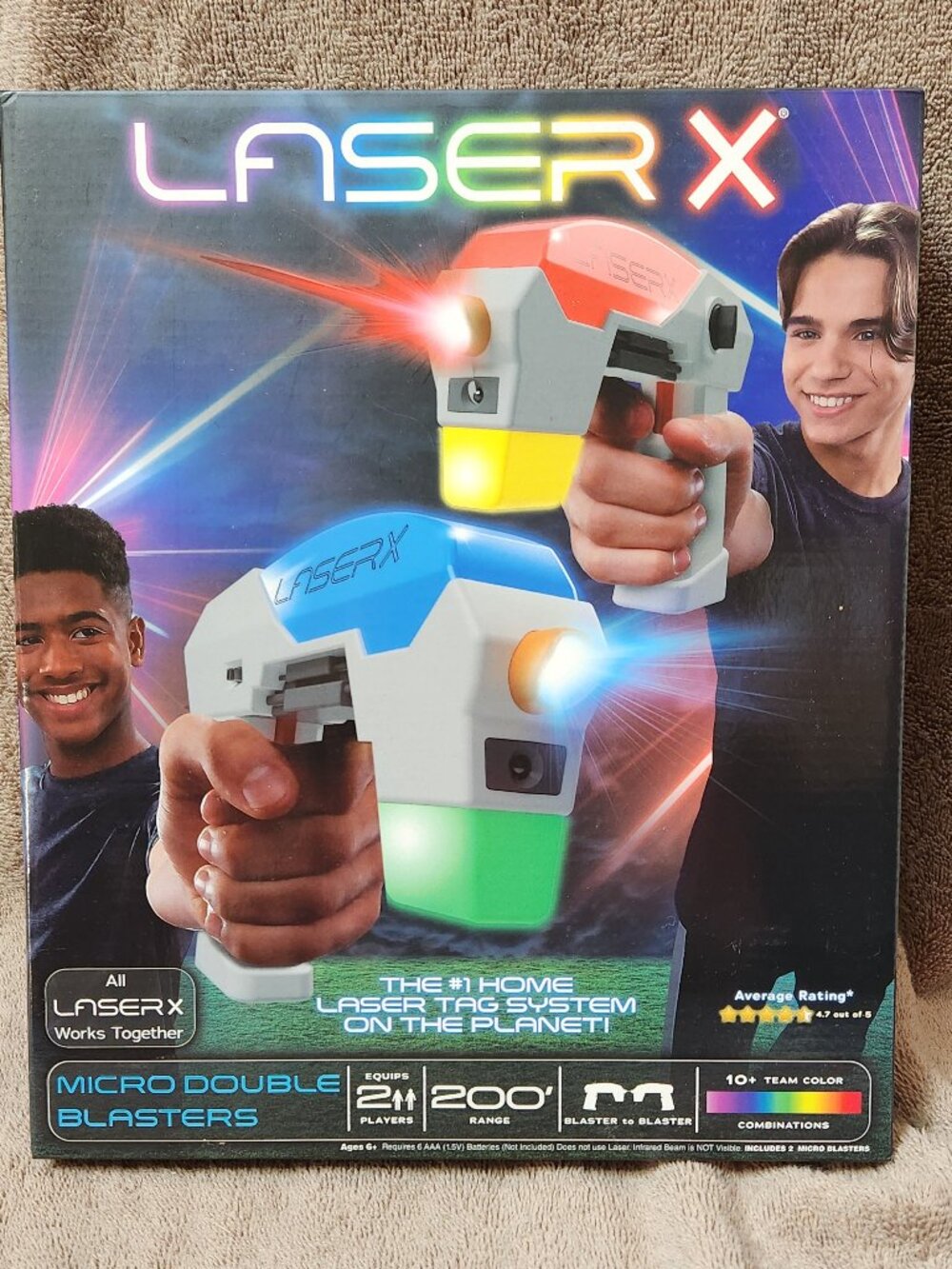 LASER X Double Micro Blaster Laser Tax Game - NEW